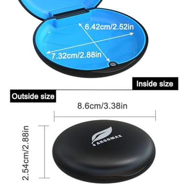 ARGOMAX - Upgrated Retainer Mouth Guards Travel Case Silicone Protection Inside - Image 2