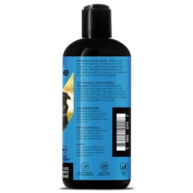 Chlorhexidine Cat & Dog Seasonal Itch Relief Shampoo, for Allergies, Itching, Skin and Coat Supplement, Helps Shedding, Hot Spots, Deodorizing Dog Shampoo & Grooming Supplies,16oz - Image 8