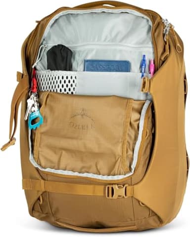 Osprey Sojourn Porter 46L Travel Backpack – Carry-On Compliant Luggage with StraightJacket Compression and Padded Laptop Sleeve – Secure, Durable Pack for International or Urban Travel, Koseret Green - Image 11