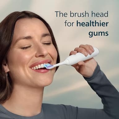 Philips Sonicare G3 Two-in-One - Genuine Replacement Electric Toothbrush Heads, White, 4 Pack One Year Supply, HX9054/65 - Image 2