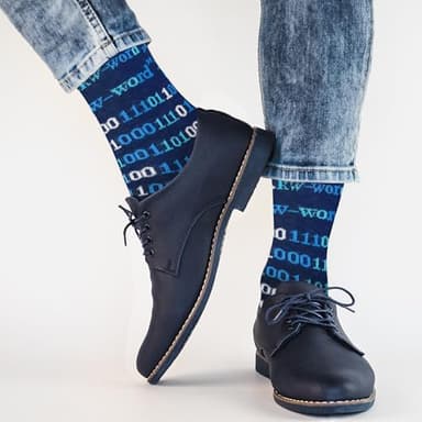 Jeasona Programming Socks Programmer Gifts for Men Funny Birthday Gifts - Image 6