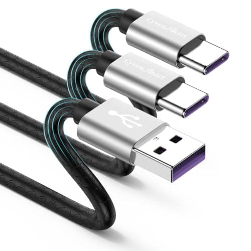 USB Type C Cable 10ft, [2 Pack] USB A 2.0 to USB-C 10 ft Type C Fast Charger Extra Long Durable TPE USBC to USBA Cord for iPhone 17/16/15 Pro Plus Pro Max Samsung Galaxy A10/A20/A51/S10/S9 Plus/Note 9 - Image 1
