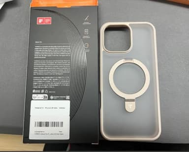 TORRAS Desert Titanium for iPhone 16 Pro Max Case, [Military Grade Drop Tested][Fit for MagSafe] [Built-in Stand] Translucent Slim Soft Edge Case for iPhone 16 Pro Max 6.9" 2024, Rose Gold - Image 9