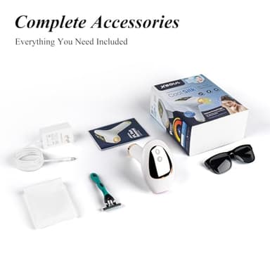 Xsoul Hair Removal with Cooling, Painless IPL Hair Removal Device for Women and Men, at-home Hair Remover for Armpits, Legs, Face, and Bikini Line - Image 7