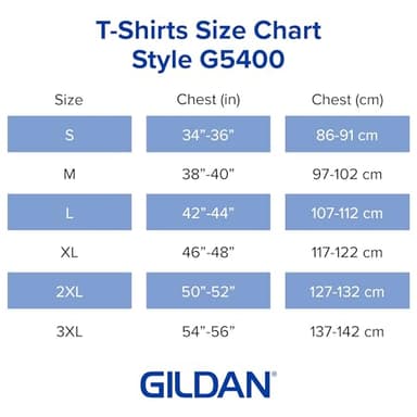 Gildan Men's Heavy Cotton Long Sleeve T-Shirt, Style G5400, 2-Pack, Black, Medium - Image 5