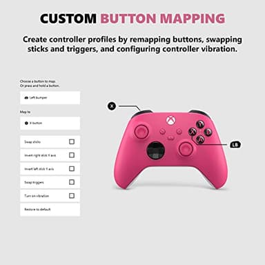 Xbox Core Wireless Controller – Deep Pink (Renewed Premium) - Image 4