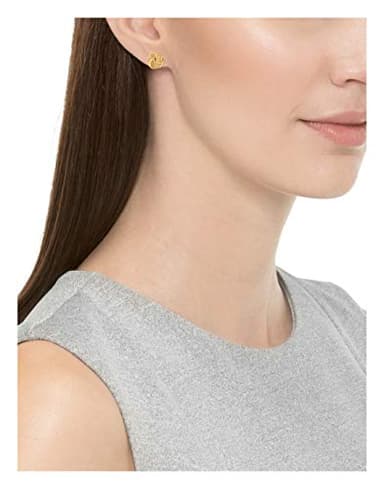 Amazon Essentials Yellow 14K Gold Plated Sterling Silver Twisted Love Knot Stud Earrings , (previously Amazon Collection) - Image 3
