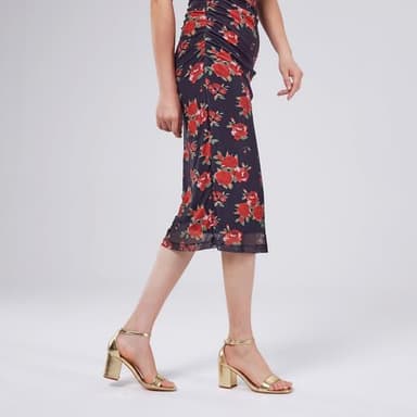 Elisabet Tang 2.36 inch Open Toe Ankle Strap Chunky Heels Pump Sandals Party Dress Sandals Daily Work Wedding Strappy Buckle Heels Sandals Shoes Gold Size 8 - Image 8