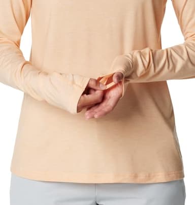 Columbia Women's PFG Uncharted Hoodie, Peach Fizz Heather, X-Large - Image 5