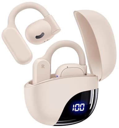 TAGRY Open Ear Headphones 80H Beige - Image 1
