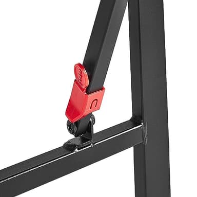 Amazon Basics Bed Frame with Storage, Foldable Metal Platform, Sturdy Steel, No Box Spring Needed, 18 Inches High, Tool-Free Setup, Queen Size, Black - Image 9