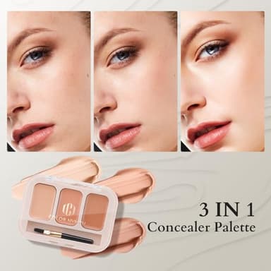 Color Nymph Makeup Set for Teens Girls with Cosmetic Bag, Full Face Makeup Kit For Women included 9 Color Eyeshadow Palette Concealer Liquid Blush Eyeliner Lipgloss - Image 8