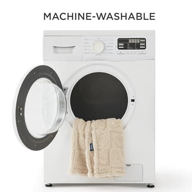 Bedsure Dog Blankets for Large Dogs Washable - Fluffy Fuzzy Cat Puppy Blanket with Premium 300GSM Coral Fleece Soft for Pet Kitten Doggy, White, 40x50IN - Image 7