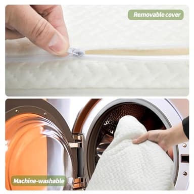 BEIANPP Pack and Play Mattress Topper 38"x26", Soft Breathable Waterproof Cover, Baby Pack N Play Mattresses Pad - Image 4