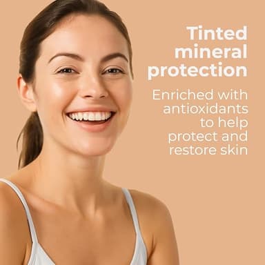 EltaMD UV Physical Tinted Mineral Sunscreen for Face SPF 41, 100% Mineral Actives Tinted Face Lotion, Water Resistant, Paraben-Free, Transparent Zinc Oxide Finish, Facial Travel Size Sunscreen 3 oz - Image 5