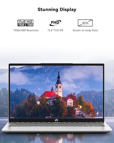 NIMO 15.6'' IPS FHD-Student-Laptop, 32GB RAM 1TB SSD AMD Ryzen 5(Beat i5-1135G7, 4 Cores Up to 3.7GHz) Computer with 65W Type-C, 2 Years Warranty, Fingerprint, Backlit Keyboard, BT5.2, Numpad, Blue - Image 3