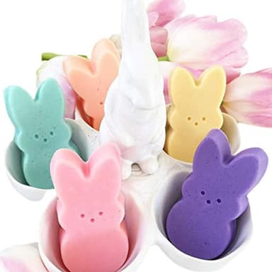 Sunbasil Soap Pastel Bunny glycerin soap Easter basket gifts - Image 1