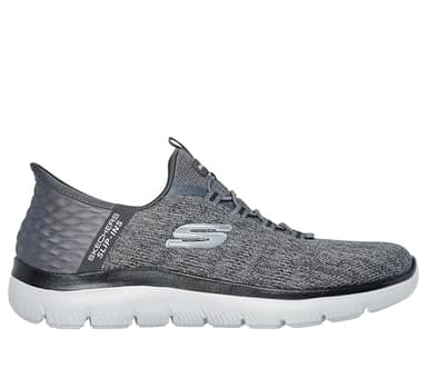 Skechers Men's Summits Key Pace Hands Free Slip-in Sneaker,Charcoal/Black,10 Wide - Image 6