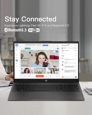 HP 250R-Series Premium Business Laptop - w/Office Lifetime & Free CD/DVD Drive • 15.6" Full HD • RJ45 • i3 1315U (Up to 4.5Ghz) • Wi-Fi 6 -Windows 11 Pro w/Laptop Bundle(64GB RAM | 2TB SSD) - Image 4