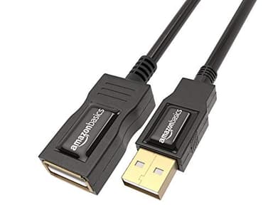 Amazon Basics USB-A 2.0 Extension Cable, Male to Female, 480Mbps Transfer Speed, 9.8 Foot, Black - Image 4