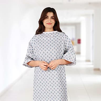 Utopia Care 6 Pack Unisex Hospital Gowns, Patient Gowns with Back Tie for Men and Women, Comfortably Fits Sizes up to 2XL - Image 7
