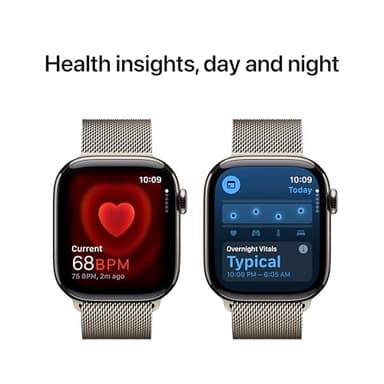 Apple Watch Series 10 [GPS + Cellular 42mm case] Smartwatch with Natural Titanium Case with Natural Milanese Loop. Fitness Tracker, ECG App, Always-On Retina Display, Carbon Neutral - Image 6