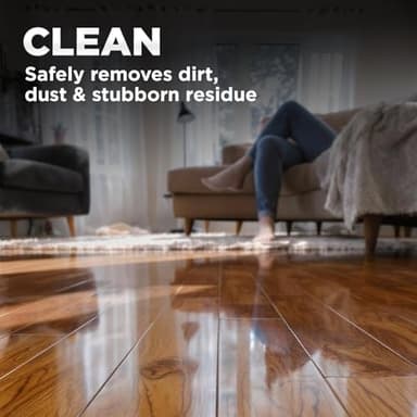 Weiman Hardwood Floor Cleaner and Polish Restorer Combo - 2 Pack - High-Traffic Hardwood Floor, Natural Shine, Removes Scratches, Leaves Protective Layer - Image 5