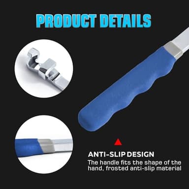 ZIOKOU Wrench Extender Tool Bar,Torque Adaptor Wrench Extension,Extra-Long 15 Inch Wrench Extension for Maximum Leverage,Ideal for Mechanics,DIYers,Garage Mechanics, Amplified Torque Handymen - Image 2