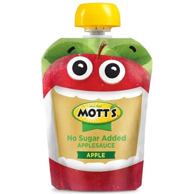 Mott's No Sugar Added Applesauce, 3.2 oz clear pouches, 18 pack - Image 12