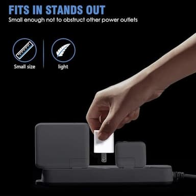 iPhone Charger,2Pack 6FT USB Wall Charger Fast Charging USB Cable Charging Cube Travel Plug Block with 6Foot Fast Cuble Lightning Cable Cord for iPhone 14 13 12 11 Pro Max XS XR X 8 7 SE2022 iPad - Image 7