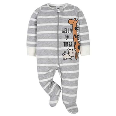 Gerber Baby Boys 4 Pack Sleep 'N Play Footie, Jungle Blue, 3-6 Months - Image 2