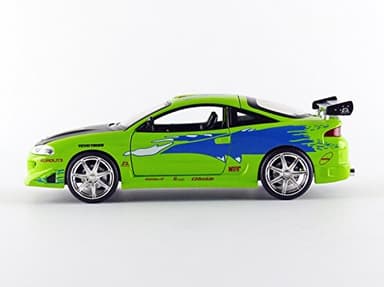 Jada Fast & Furious 1:24 Brian's Mitsubishi Eclipse Die-cast Car, Toys for Kids and Adults - Image 2
