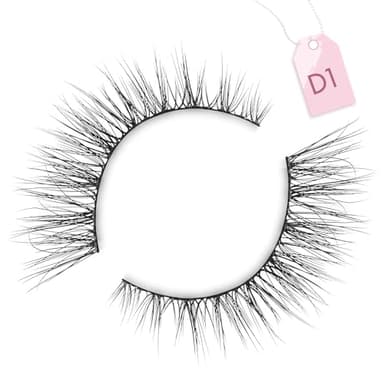 Onlyall Natural Lashes Wispy Lashes Natural Look False Eyelashes Natural Flared Eyelashes False Eye Lashes Soft Fluffy Lashes 7 Pairs D1 Natural (6-13MM) - Image 7