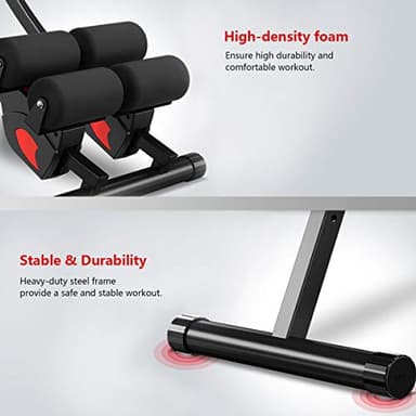 Fitlaya Fitness ab machine, ab workout equipment for home gym, Height Adjustable ab trainer, foldable fitness equipment. - Image 5