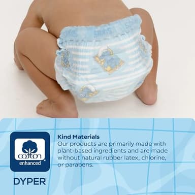 DYPER - Smurftastic Swim Pants - Affordable Diapers, Hypoallergenic, Plant-Based, Absorbent & Quick-Drying, Eco-Friendly, Fun Prints - Size M, 20-31 lbs (19 Count) - Image 8