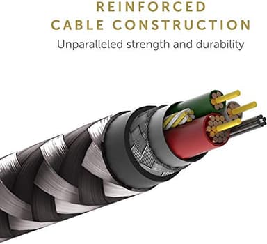 Native Union Key Cable - Ultra-Strong Reinforced [MFi Certified] Durable USB-C to Lightning High Speed Charging Cable with Key Fob Compatible with iPhone 14, iPhone 13 and Earlier (Zebra) - Image 3