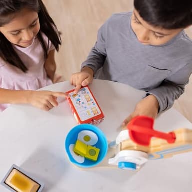 Melissa & Doug Make-a-Cake, 10-Piece Wooden Mixer Set with Play Food & Play Kitchen Accessories, Preschool Toys for Girls & Boys Ages 3+ - FSC Certified - Image 7