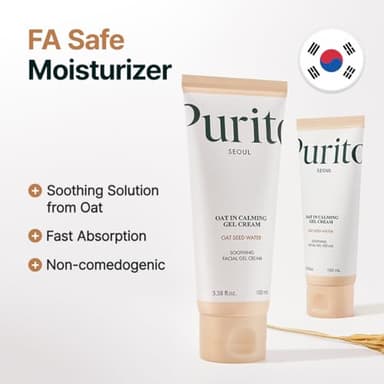 PURITO Oat In Calming Gel Cream, Oat Seed Water Hydration & Soothing, Lightweight, Non-Sticky FA Safe Moisturizer for Sensitive Skin, Non-Comedogenic, Fragrance-Free, Korean Skincare 3.38 fl.oz - Image 3