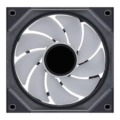 Lian Li UNI Fan SL-Infinity 120 - Triple Pack (Reverse Blade) ARGB Fan-Daisy-Chain Design-Infinity Mirror-Cable Management-Customizable Lighting Effects w/Controller- Black (12RSLIN3B) - Image 6