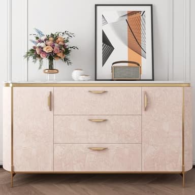 YENHOME Pink Wallpaper for Bedroom 17.7"X200" Removable Felt Fabric Pink Peel and Stick Wallpaper Self Adhesive Felt Sheets Roll Velvet Flocking Paper Textured Contact Paper for Cabinets - Image 4
