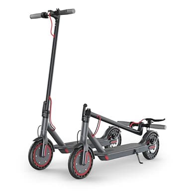 Roinside Electric Scooter - 8.5" Solid Tires, 350W Motor, Up to 19 MPH and 21 Miles Long-Range Portable Foldable Commuting Scooter for Adults with Double Braking System and App - Image 1