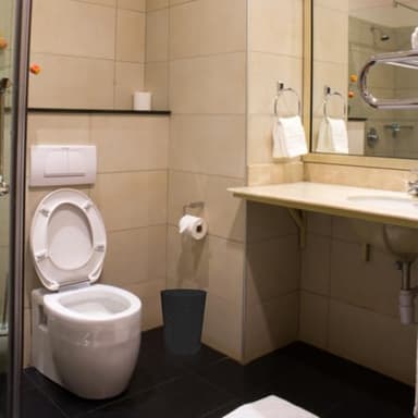 DAJITRE 1.8 Gallon Small Trash Can Wastebasket Recycling Bin Slim Profile for Compact Spaces Bathroom, Office, Bedroom, Kitchen (1.8 Gallon-2pack, Black) - Image 5