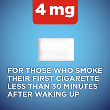 Amazon Basic Care Coated Nicotine Polacrilex Gum 4 mg, Ice Mint Flavor, Stop Smoking Aid, 160 Count - Image 2