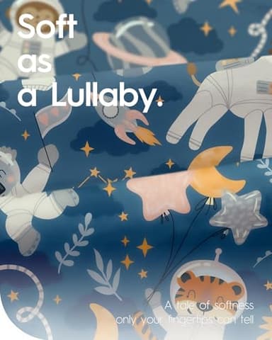 Premium Fitted Baby Boy Crib Sheets for Standard Crib Mattress - Ultra-Soft Jersey Knit Crib Mattress Sheet, Safe and Snug, Durable, Stylish Crib Sheet, 28''x52''x9'' Extra Deep Pocket - Image 5