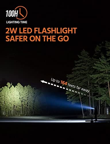 Solar Charger, Power Bank, 42800mAh Portable Charger Power Bank External Battery Pack 5V3.1A Qc 3.0 Fast Charger Built-in Super Bright Flashlight (Orange) - Image 8