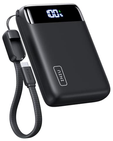 INIU Portable Charger, Smallest 22.5W 20000mAh USB C in & Out Power Bank Fast Charging, PD 3.0+QC 4.0 LED Display Phone Battery Pack Compatible with iPhone 17 16 15 14 Pro Samsung S24 Google iPad etc - Image 1