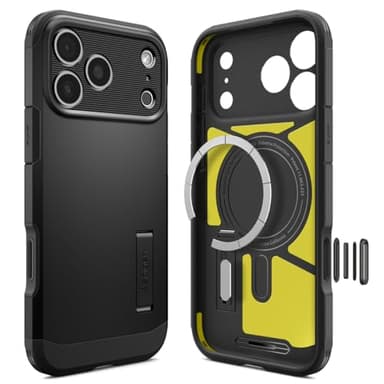 Spigen for iPhone 17 Pro Max Case, Tough Armor T MagFit [Camera Control Button] [Compatible with Magsafe] - Black - Image 1