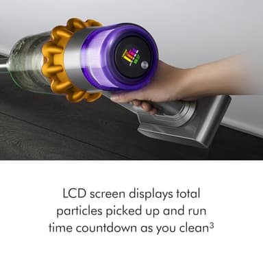 Dyson V15 Detect Plus Cordless Vacuum, Illumination Reveals dust, 240AW, 3 Power Modes, Up to 60 Minutes,² Deep Cleans Hard Floors and Carpets, Detangles pet Hair, Converts to Handheld - Image 9