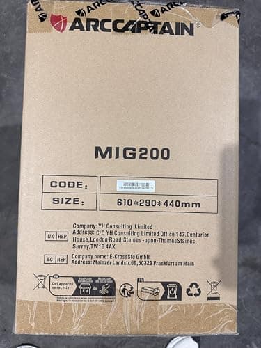 ARCCAPTAIN MIG Welder, 200Amp 6 in 1 Gas MIG/Gasless Flux Core MIG/Stick/Lift TIG/Spot welding/Spool Gun 110V/220V Aluminum Multi Process Welding Machine with LED Digital Display, Burn Back Adjustment - Image 12