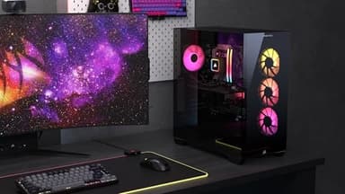 Corsair Vengeance i7500 Gaming PC – Liquid Cooled Intel Core i9-14900KF CPU – NVIDIA GeForce RTX 5080 GPU – 32GB Vengeance RGB DDR5 Memory – 2TB M.2 SSD – Black - Image 2